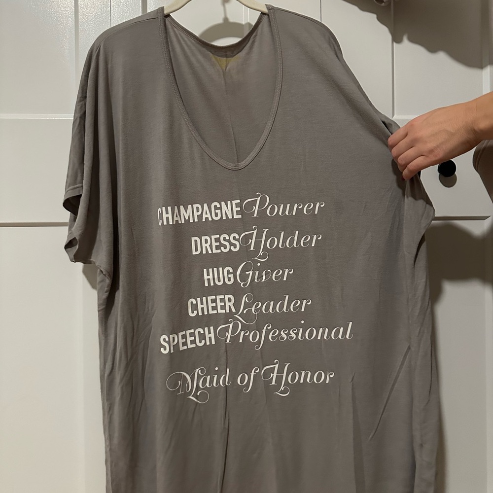 Show me your Mumu Maid of Honor Sleep Shirt
